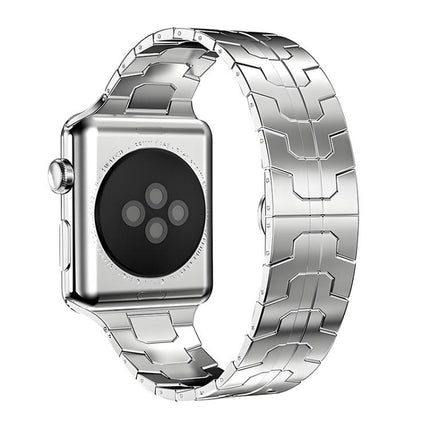 xDfind Butterfly Buckle Stainless Steel Watch Band, For Apple Watch 42 / 44 / 45 / 46 / 49mm, For Apple Watch 38 / 40 / 41 / S10 42mm