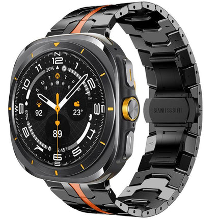 xDfind Butterfly Buckle Stainless Steel Watch Band, For Galaxy Watch Ultra2 2026 / 2025 / 1 2024, For Galaxy Watch9 / 8 / 8 Classic