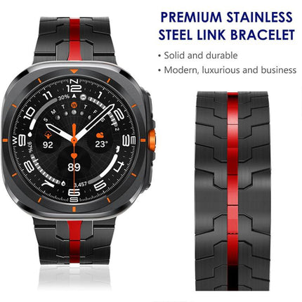 xDfind Butterfly Buckle Stainless Steel Watch Band, For Galaxy Watch Ultra2 2026 / 2025 / 1 2024, For Galaxy Watch9 / 8 / 8 Classic