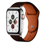For Apple Watch 42 / 44 / 45 / 46 / 49mm / Dark Brown