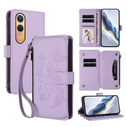 Butterfly Love Flower Multi-card Zipper Wallet Leather Phone Case, For OnePlus 13, For OnePlus Nord 4 5G, For OnePlus Nord CE4 Lite 5G