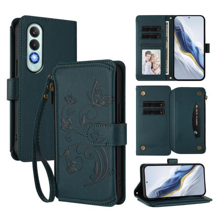 Butterfly Love Flower Multi-card Zipper Wallet Leather Phone Case, For OnePlus Nord 2 Lite 5G / CE 2 Lite, For OnePlus Nord CE4 5G, For OnePlus Nord N30 SE 5G