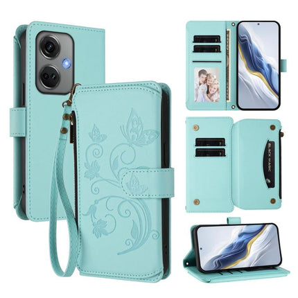 Butterfly Love Flower Multi-card Zipper Wallet Leather Phone Case, For OnePlus Nord CE3 5G India, For OnePlus Nord CE 3 Lite 5G / N30 5G, For OnePlus Nord 3 / Ace 2V