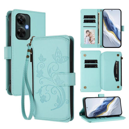 Butterfly Love Flower Multi-card Zipper Wallet Leather Phone Case, For OnePlus Nord CE3 5G India, For OnePlus Nord CE 3 Lite 5G / N30 5G, For OnePlus Nord 3 / Ace 2V