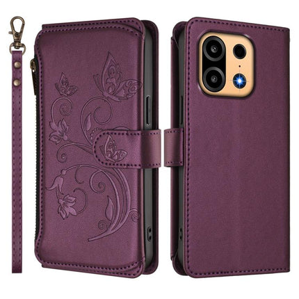 Butterfly Love Flower Multi-card Zipper Wallet Leather Phone Case, For OnePlus Turbo 6X Pro 5G, For OnePlus Turbo 6 / 6V 5G, For OnePlus Nord 5 5G / Ace 5 Ultra
