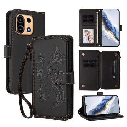 Butterfly Love Flower Multi-card Zipper Wallet Leather Phone Case, For OnePlus Turbo 6X Pro 5G, For OnePlus Turbo 6 / 6V 5G, For OnePlus Nord 5 5G / Ace 5 Ultra