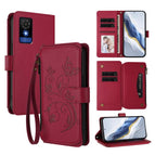 For TCL 501 / Vodafone Smart M25 / Wine Red
