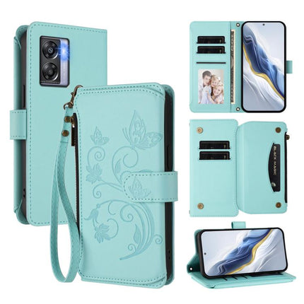 Butterfly Love Flower Multi-card Zipper Wallet Leather Phone Case, For Realme V23 / Narzo 50, For Realme GT Neo 3, For Realme 9 5G India
