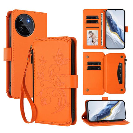 Butterfly Love Flower Multi-card Zipper Wallet Leather Phone Case, For Realme 11 5G Global / C67 5G India, For Realme 11 4G Global, For Realme GT5 240W / GT5 5G