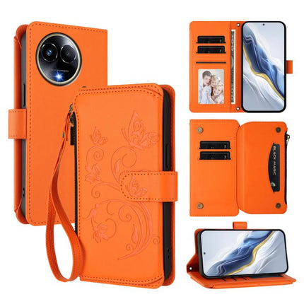 Butterfly Love Flower Multi-card Zipper Wallet Leather Phone Case, For Realme 11 5G Global / C67 5G India, For Realme 11 4G Global, For Realme GT5 240W / GT5 5G