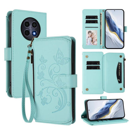 Butterfly Love Flower Multi-card Zipper Wallet Leather Phone Case, For Realme 13 / 12 / 12x / C65 5G Global, For Realme 13 / 12 4G / P1 5G Global, For Realme C63 / C61 / Note 60 4G Global