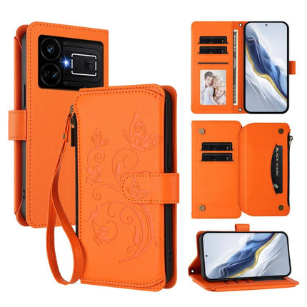 Butterfly Love Flower Multi-card Zipper Wallet Leather Phone Case, For Realme 11 5G Global / C67 5G India, For Realme 11 4G Global, For Realme GT5 240W / GT5 5G