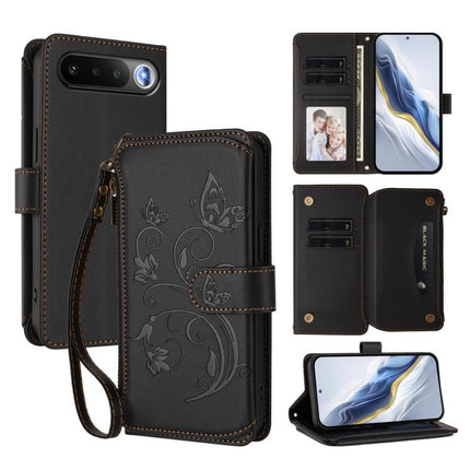 Butterfly Love Flower Multi-card Zipper Wallet Leather Phone Case, For Realme P4 Power 4G, For Realme Note 80 4G Global, For Realme 16 5G Global