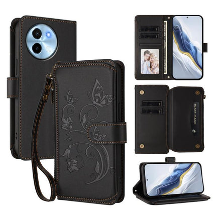 Butterfly Love Flower Multi-card Zipper Wallet Leather Phone Case, For vivo Y38 5G Global / T3X 5G, For vivo X100 Pro / X100s Pro, For vivo X100s 5G
