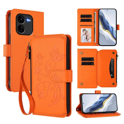 Butterfly Love Flower Multi-card Zipper Wallet Leather Phone Case, For vivo iQOO Z9x, For vivo iQOO Neo Z9 / Z9 Pro Turbo 5G, For vivo S18 / S18 Pro 5G / V30 Pro