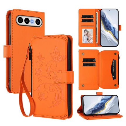 Butterfly Love Flower Multi-card Zipper Wallet Leather Phone Case, For vivo S50 Pro mini / X300 FE 5G Russia, For vivo Y21 5G 2026 / Y05 4G / Y11d, For vivo V70 FE 5G