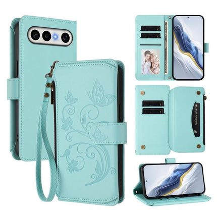 Butterfly Love Flower Multi-card Zipper Wallet Leather Phone Case, For vivo S50 Pro mini / X300 FE 5G Russia, For vivo Y21 5G 2026 / Y05 4G / Y11d, For vivo V70 FE 5G