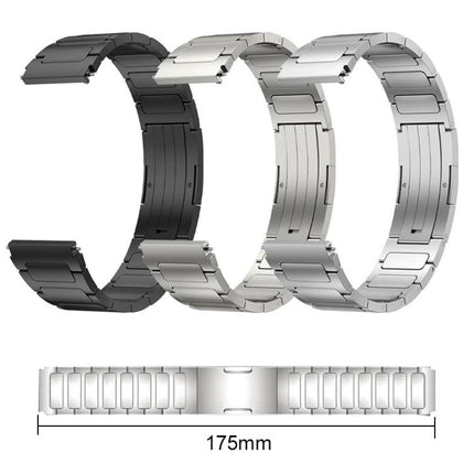 xDfind I-Shaped Buckle Stainless Steel Watch Band, 22mm