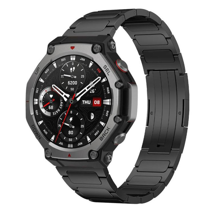 xDfind I-Shaped Buckle Stainless Steel Watch Band, For Amazfit T-Rex 3