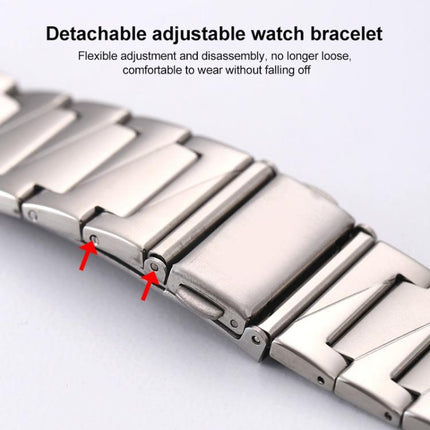 xDfind Stepped Stainless Steel Watch Band, 22mm