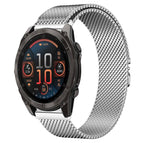 For Garmin Fenix 8/7X/6X/5X 26mm / Silver