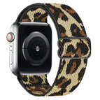 For Apple Watch 42 / 44 / 45 / 46 / 49mm / Yellow Leopard