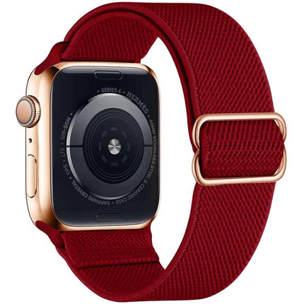 xDfind Adjustable Slide Buckle Elastic Nylon Watch Band, For Apple Watch 38 / 40 / 41 / S10 42mm