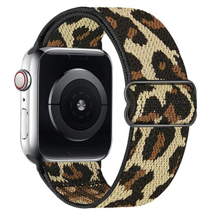xDfind Adjustable Slide Buckle Elastic Nylon Watch Band, For Apple Watch 38 / 40 / 41 / S10 42mm