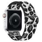 For Apple Watch 38 / 40 / 41 / S10 42mm / Grey White Leopard