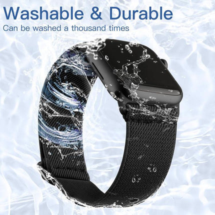 xDfind Adjustable Slide Buckle Elastic Nylon Watch Band, For Apple Watch 42 / 44 / 45 / 46 / 49mm