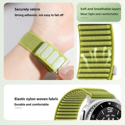 xDfind Woven Nylon Hook And Loop Fastener Watch Band, For Galaxy Watch9 / 8 / 8 Classic