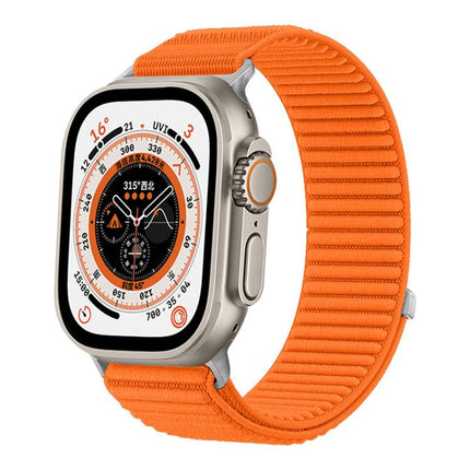 xDfind Woven Nylon Hook And Loop Fastener Watch Band, For Apple Watch 42 / 44 / 45 / 46 / 49mm