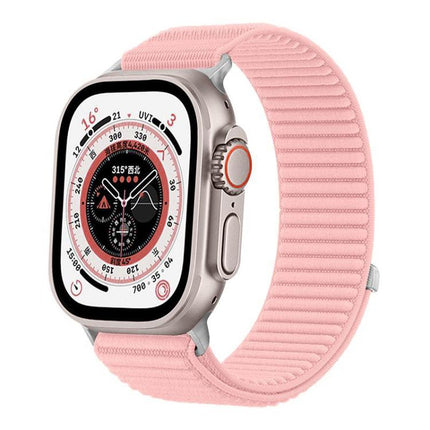 xDfind Woven Nylon Hook And Loop Fastener Watch Band, For Apple Watch 42 / 44 / 45 / 46 / 49mm