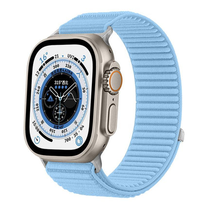 xDfind Woven Nylon Hook And Loop Fastener Watch Band, For Apple Watch 42 / 44 / 45 / 46 / 49mm