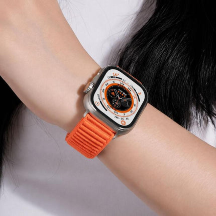 xDfind Woven Nylon Hook And Loop Fastener Watch Band, For Apple Watch 42 / 44 / 45 / 46 / 49mm