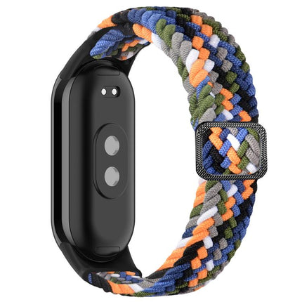xDfind Adjustable Elastic Nylon Braided Watch Band, For Xiaomi Smart Band 10 / 9 / 8