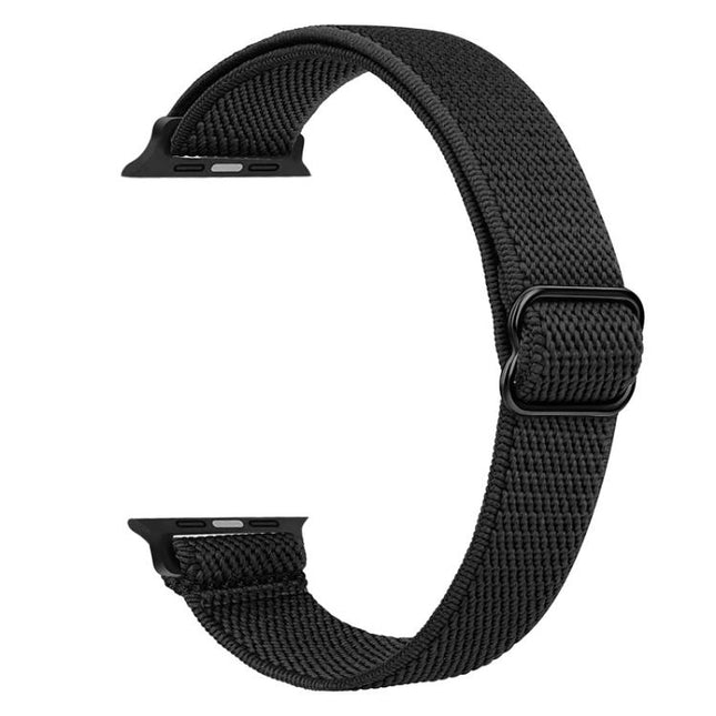 xDfind Ladder Buckle Small Waist Elastic Nylon Watch Band, For Apple Watch 42 / 44 / 45 / 46 / 49mm