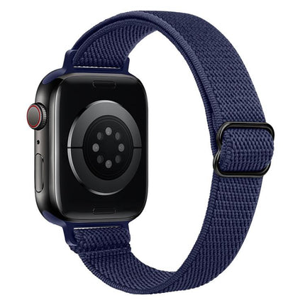 xDfind Ladder Buckle Small Waist Elastic Nylon Watch Band, For Apple Watch 42 / 44 / 45 / 46 / 49mm