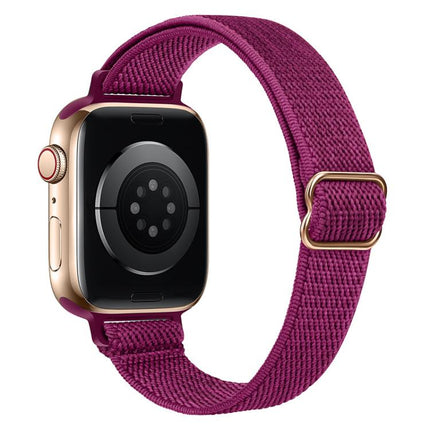 xDfind Ladder Buckle Small Waist Elastic Nylon Watch Band, For Apple Watch 42 / 44 / 45 / 46 / 49mm
