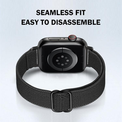 xDfind Ladder Buckle Small Waist Elastic Nylon Watch Band, For Apple Watch 42 / 44 / 45 / 46 / 49mm