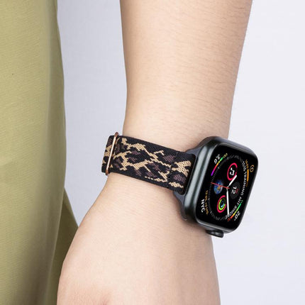 xDfind Ladder Buckle Small Waist Elastic Nylon Watch Band, For Apple Watch 38 / 40 / 41 / S10 42mm