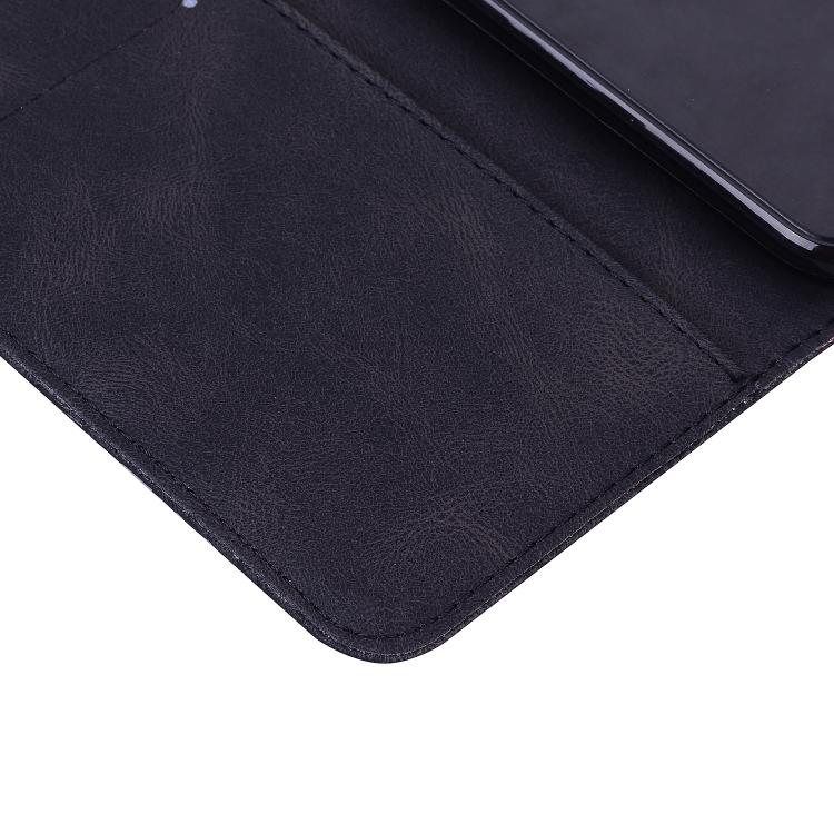 Retro Skin Feel Butterflies Embossing Horizontal Flip Leather Phone Case