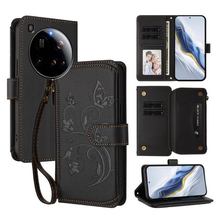 Butterfly Love Flower Multi-card Zipper Wallet Leather Phone Case, For Xiaomi Poco F7 Pro / Redmi K80, For Xiaomi Poco M7 5G / Poco C75 4G, For Xiaomi 15 Ultra