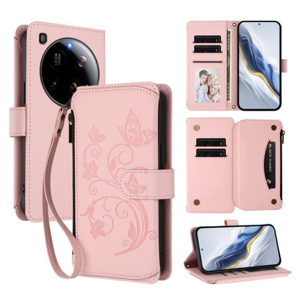 Butterfly Love Flower Multi-card Zipper Wallet Leather Phone Case, For Xiaomi Poco F7 Pro / Redmi K80, For Xiaomi Poco M7 5G / Poco C75 4G, For Xiaomi 15 Ultra