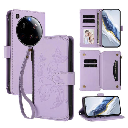 Butterfly Love Flower Multi-card Zipper Wallet Leather Phone Case, For Xiaomi Poco F7 Pro / Redmi K80, For Xiaomi Poco M7 5G / Poco C75 4G, For Xiaomi 15 Ultra