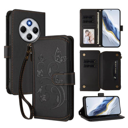 Butterfly Love Flower Multi-card Zipper Wallet Leather Phone Case, For Xiaomi Poco F7 Pro / Redmi K80, For Xiaomi Poco M7 5G / Poco C75 4G, For Xiaomi 15 Ultra
