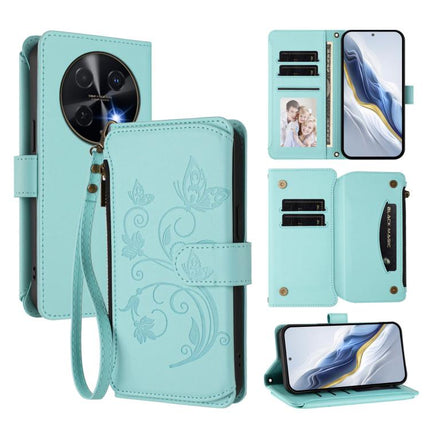 Butterfly Love Flower Multi-card Zipper Wallet Leather Phone Case, For Huawei Enjoy 80 5G, For Huawei nova 12i 4G / 13i  4G, For Huawei Mate 70 Pro