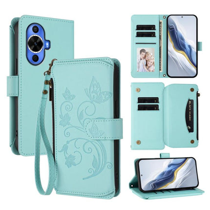 Butterfly Love Flower Multi-card Zipper Wallet Leather Phone Case, For Huawei Pura 70 Pro / 70 Pro+, For Huawei nova 12S 4G / 11 4G / 5G, For Huawei Pura 70