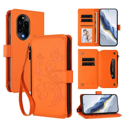 Butterfly Love Flower Multi-card Zipper Wallet Leather Phone Case, For Huawei Mate 70, For Huawei nova 13 Pro, For Huawei nova 13 / 12