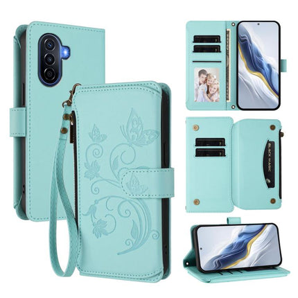 Butterfly Love Flower Multi-card Zipper Wallet Leather Phone Case, For Huawei Mate 60 Pro / 60 Pro+, For Huawei Mate 60, For Huawei Enjoy 50 / nova Y70